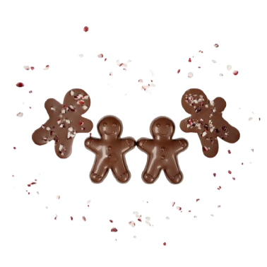 Chocolate Gingerbread Man - 4 pieces