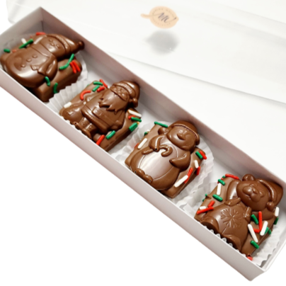 Festive Caramel Box - 4 pieces