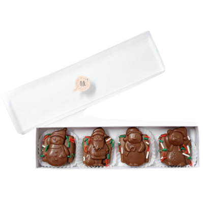 Festive Caramel Box - 4 pieces